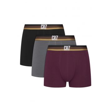 Set 3 perechi boxeri barbati - CR7 - multicolor - bumbac - Multicolor