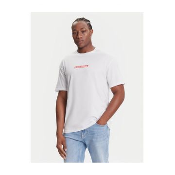 Tricou barbat -  alb - bumbac