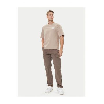 Tricou barbatesc  bej - bumbac