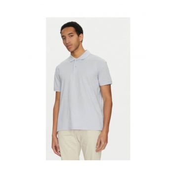 Tricou barbati -  albastru - 100% bumbac organic