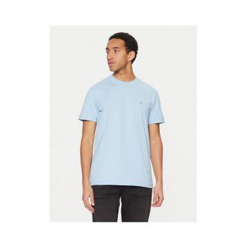 Tricou barbati  albastru deschis - bumbac -
