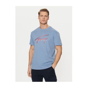 Tricou barbati  albastru - din bumbac