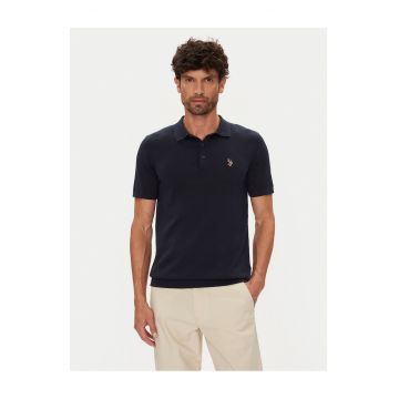 Tricou barbati  bleumarin - bumbac - cu guler