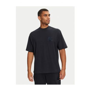 Tricou barbati -  bumbac - bleumarin -