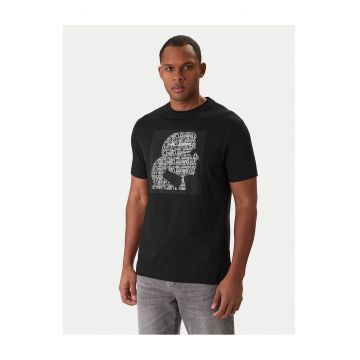 Tricou Barbati -  Bumbac - Negru -