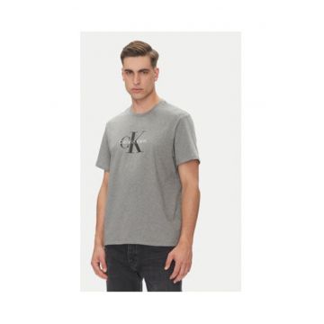 Tricou barbati -  gri - 100% bumbac -