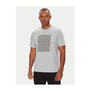 Tricou barbati  gri - bumbac -