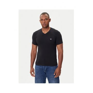 Tricou barbati  negru - bumbac