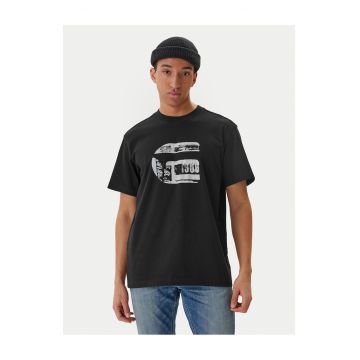 Tricou barbati - RAW - bumbac organic - 45987 - Negru