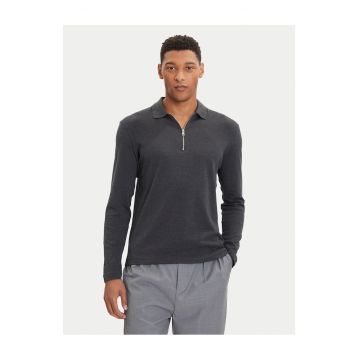 Tricou polo barbati  gri - bumbac