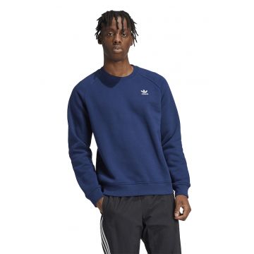 Bluza de trening cu decolteu la baza gatului si maneci raglan - Albastru royal