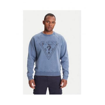 Bluza de trening din bumbac cu logo frontal