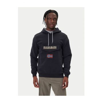 Hanorac barbati -  bumbac - negru - 90% bumbac - 10% poliester - Negru