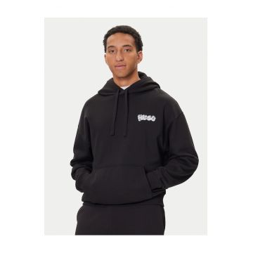 Hanorac pentru barbati -  model simplu - negru