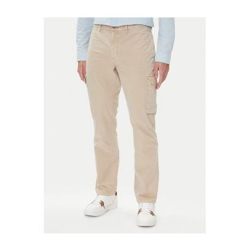 Pantaloni barbati  bej - material textil