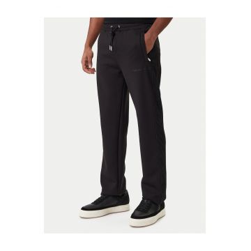 Pantaloni de trening pentru barbati -  negru - viscoza/poliester