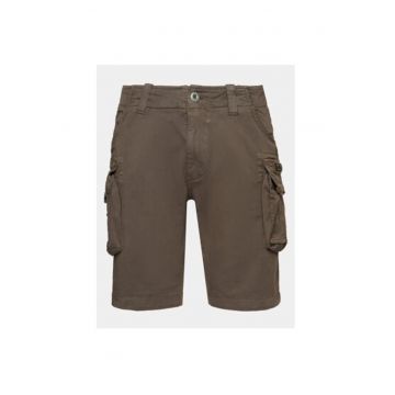 Pantaloni scurti barbati  176203 13 - Bumbac - Maro - Gri