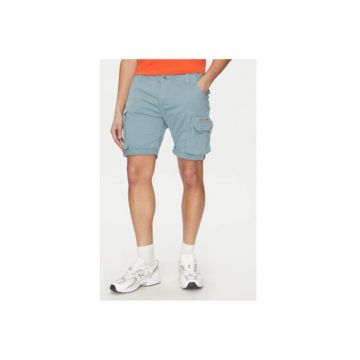 Pantaloni scurti barbati  176203 - Bumbac - Albastru - Albastru
