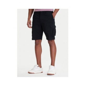 Pantaloni scurti barbati -  bumbac - 564987 - Negru