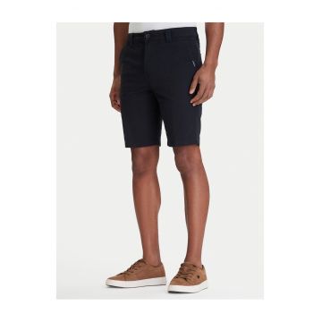 Pantaloni scurti barbati -  bumbac/elastan - negru