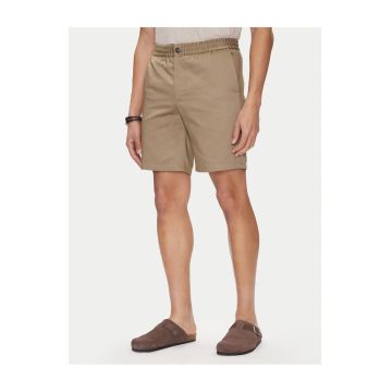 Pantaloni scurti barbati  kaki - bumbac