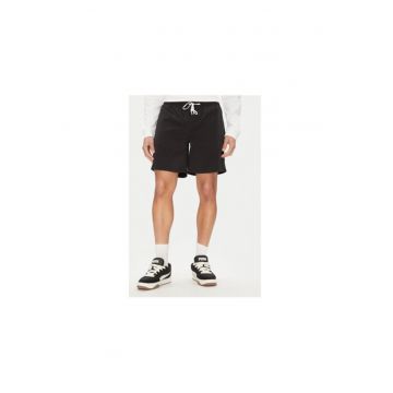 Pantaloni scurti sport barbati  ADYWS03079 - Poliester reciclat - Negru - Negru