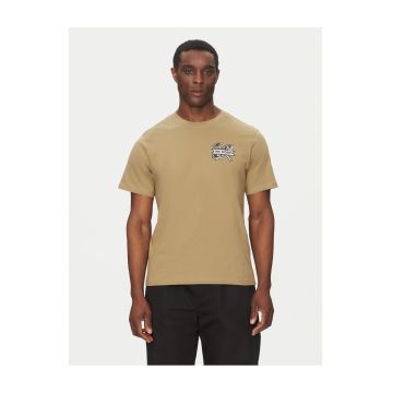 Tricou barbat -  kaki - bumbac -