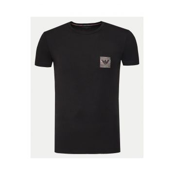 Tricou barbat -  negru - din bumbac