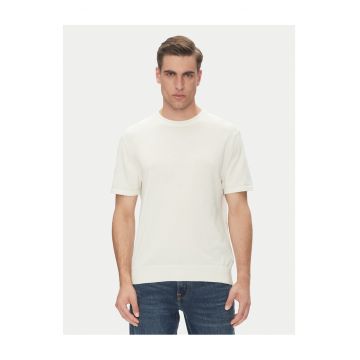 Tricou barbatesc  ecru - bumbac