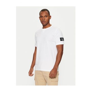 Tricou barbati  alb - bumbac -