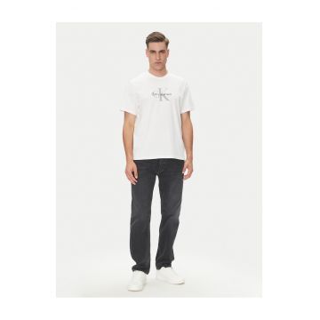 Tricou barbati  alb - bumbac -