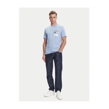 Tricou barbati  albastru