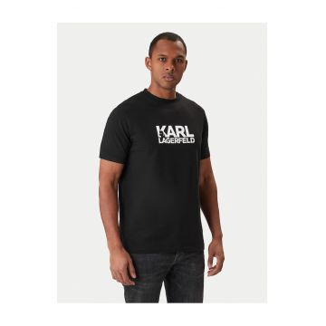 Tricou Barbati -  Bumbac - Negru -