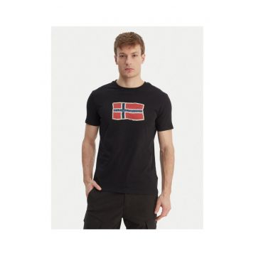 Tricou Barbati -  din Bumbac - Negru