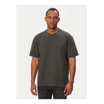 Tricou barbati -  negru - bumbac organic - regular fit