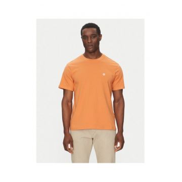 Tricou barbati -  portocaliu - 100% bumbac