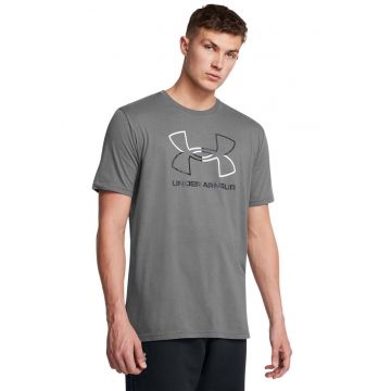 Tricou cu imprimeu logo Foundation - Alb/Negru/Gri antracit