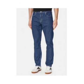Blugi barbati -  skinny - bleumarin - bumbac -