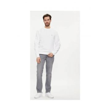 Bluza Barbati -  Alb - 73% bumbac - 27% poliester reciclat -