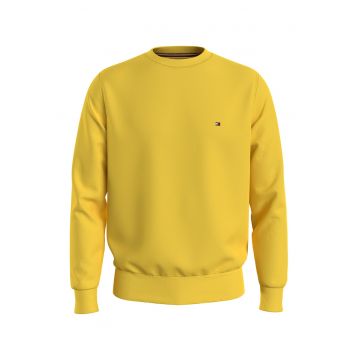 Bluza de trening cu decolteu la baza gatului - Galben mustar