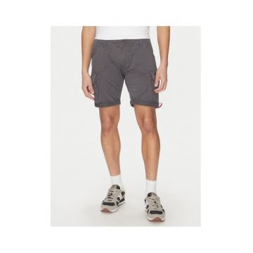 Pantaloni barbati  gri - scurti -