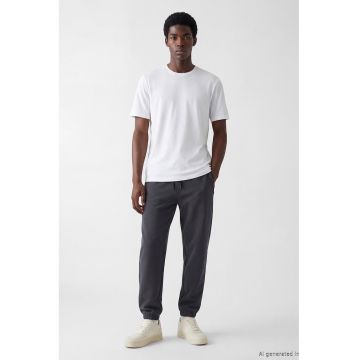 Pantaloni de trening cu snur - Gri grafit