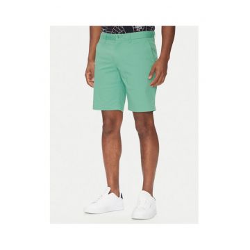 Pantaloni scurti Barbati -  Verde - 50% bumbac organic - 47% bumbac - 3% elastan - Verde