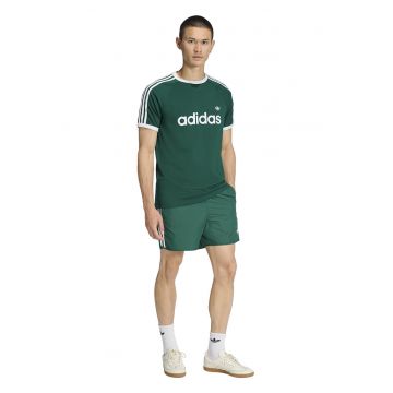Pantaloni scurti cu logo si buzunare laterale Sprinter - Alb/Verde