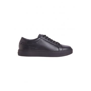 Pantofi sport de piele - Negru