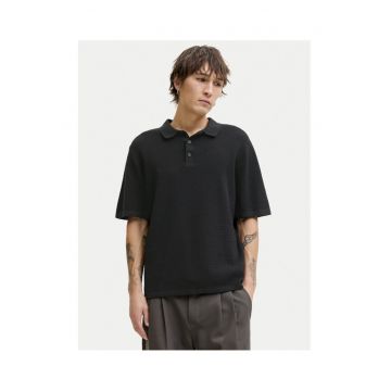 Pulover barbati -  bumbac organic/reciclat - negru