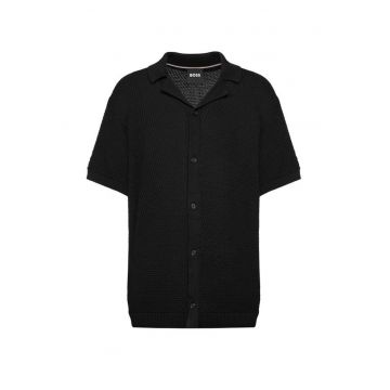 Pulover cu maneca scurta  negru