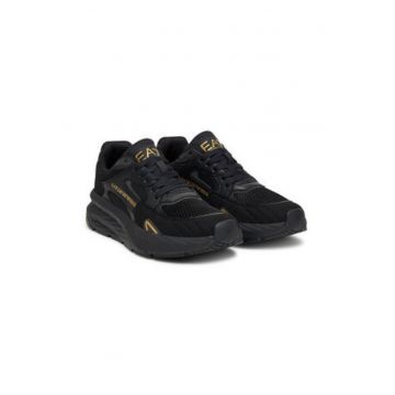 Tenisi barbatesti -  305577429 - piele ecologica - negru -