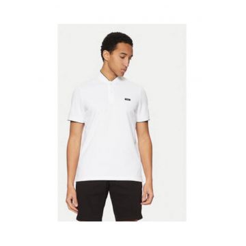 Tricou barbati -  alb - 96% bumbac organic - 4% elastan