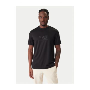 Tricou Barbati -  Emporio Armani - 70% modal - 30% poliester - Negru - Negru